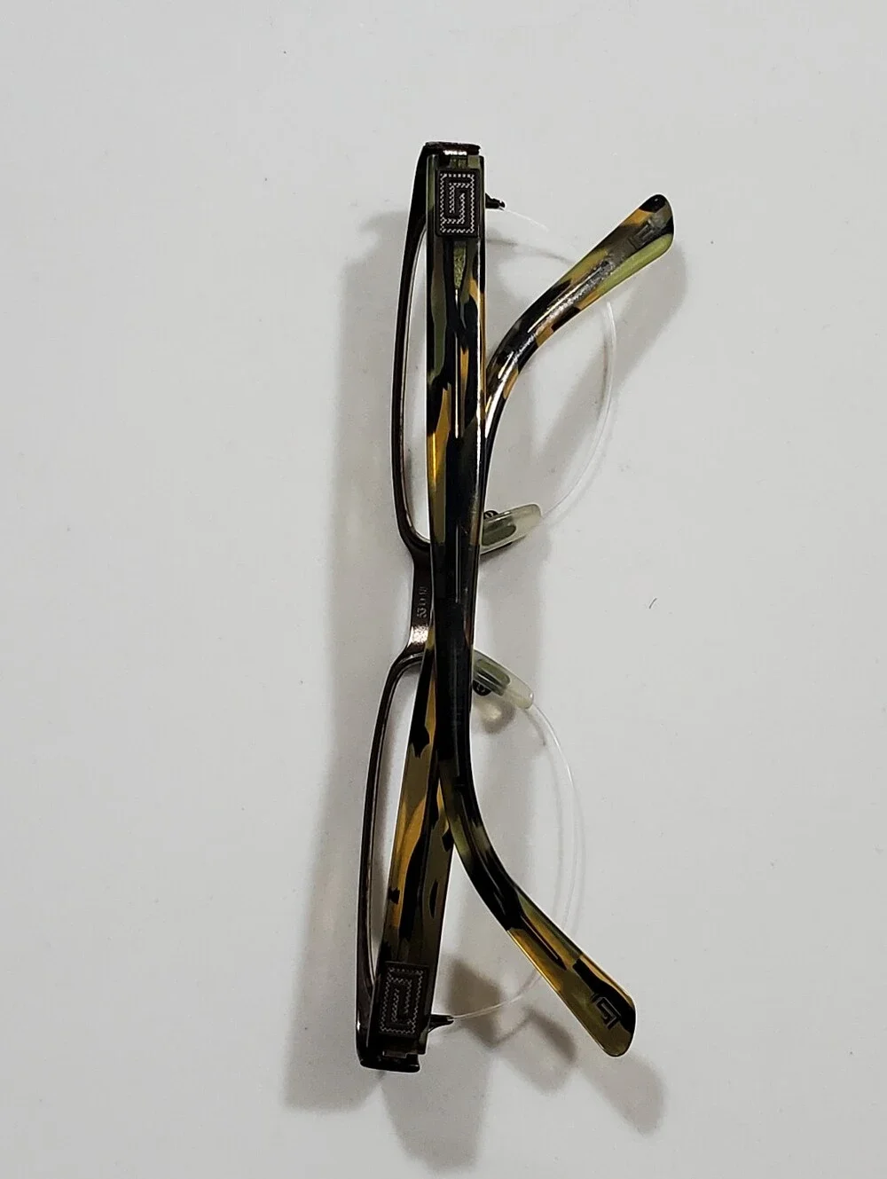 Versace MOD 1184 1320 Eyeglass‎ Frames Gold Brown Medusa Prescription Frames